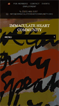 Mobile Screenshot of immaculateheartcommunity.org